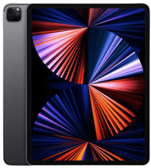 iPad Pro 12,9″ (2022) – front, bagside og sideprofil