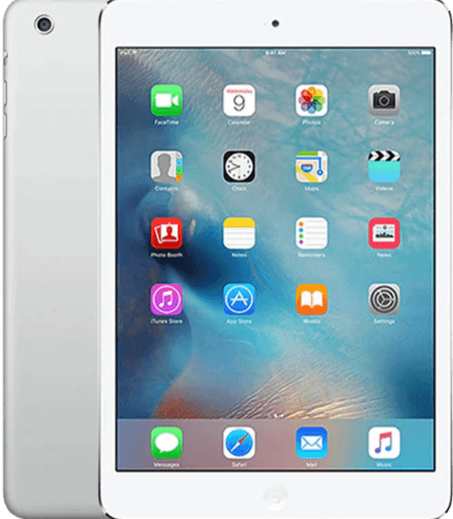 iPad mini (2012) – front, bagside og sideprofil