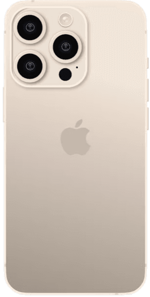 iPhone 16 Pro – front, bagside og sideprofil