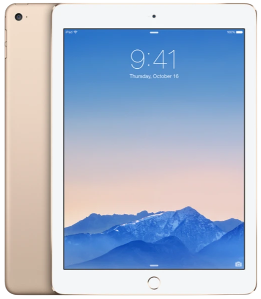 iPad Air (2013) – front, bagside og sideprofil