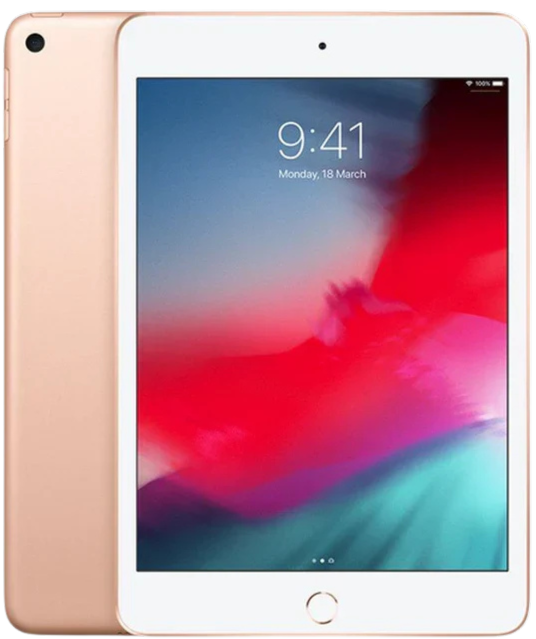 iPad mini 4 (2015) – front, bagside og sideprofil