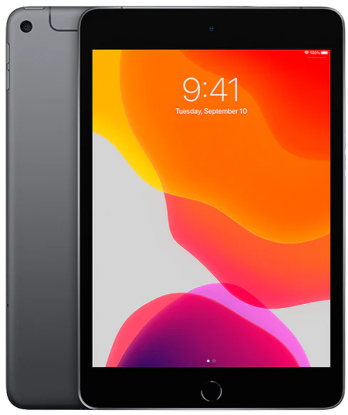 iPad mini 5 (2019) – front, bagside og sideprofil